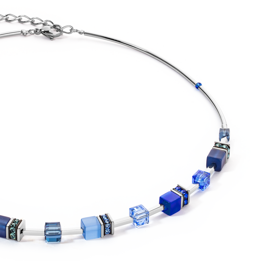Collier GeoCUBE® Iconic Lite Bleu