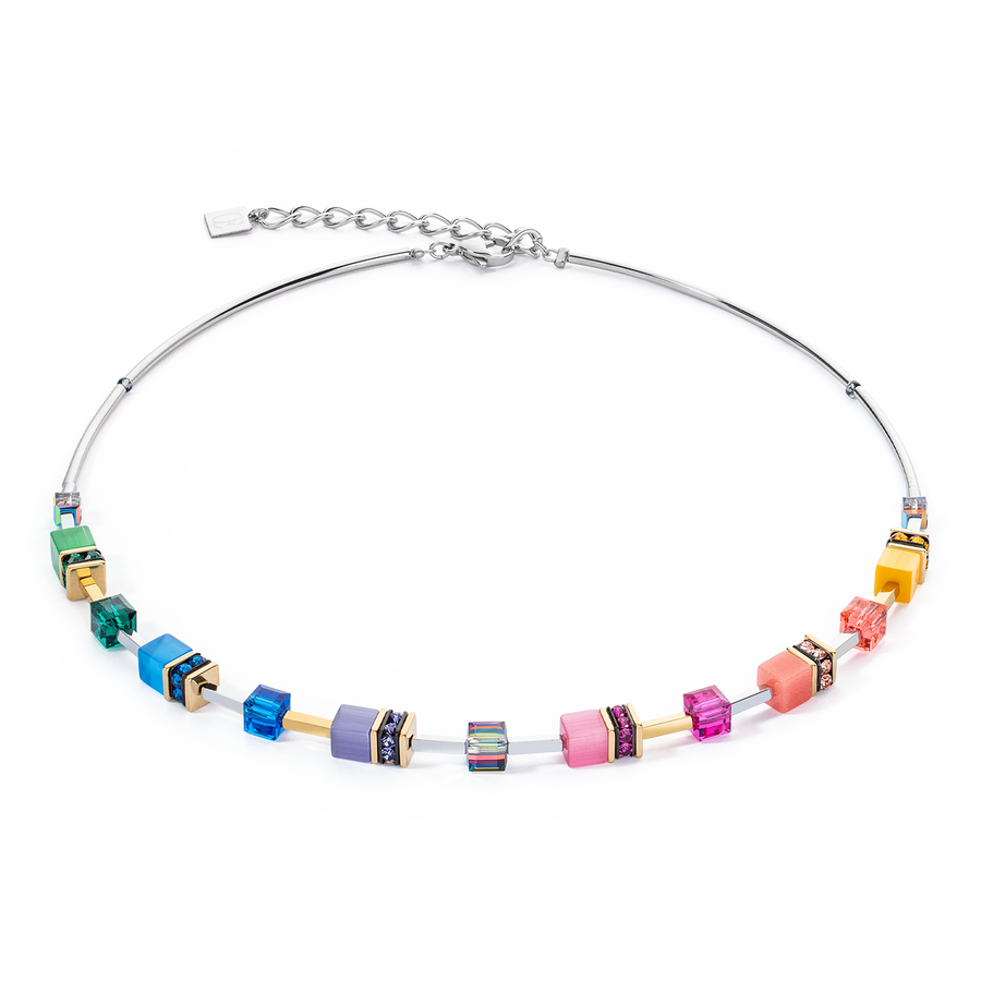 Collier GeoCUBE® Iconic Lite Rainbow