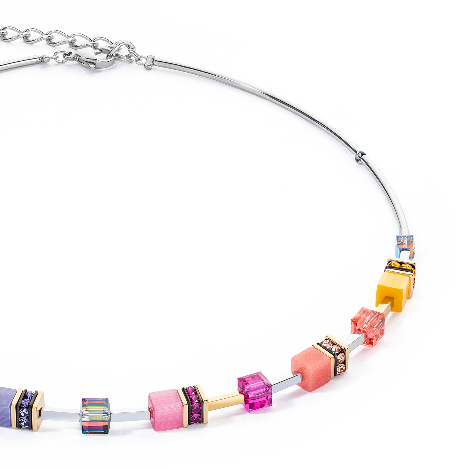 Collier GeoCUBE® Iconic Lite Rainbow