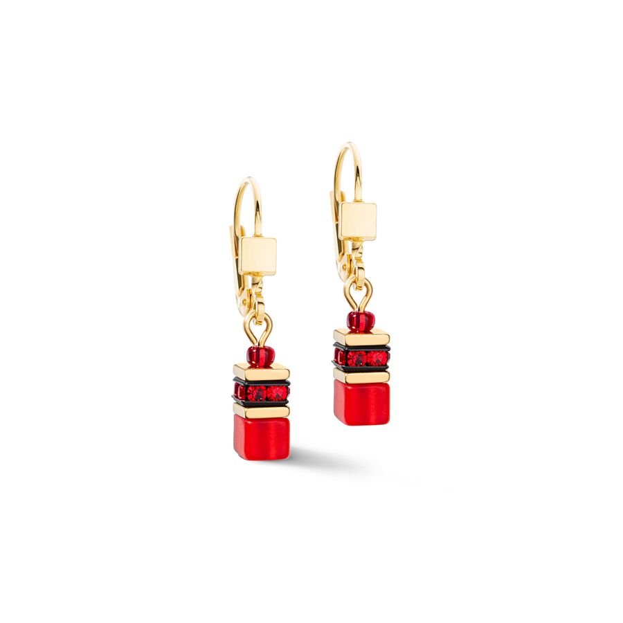 Boucles d'oreilles GeoCUBE® Iconic Lite Rouge