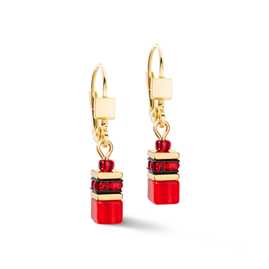 Boucles d'oreilles GeoCUBE® Iconic Lite Rouge