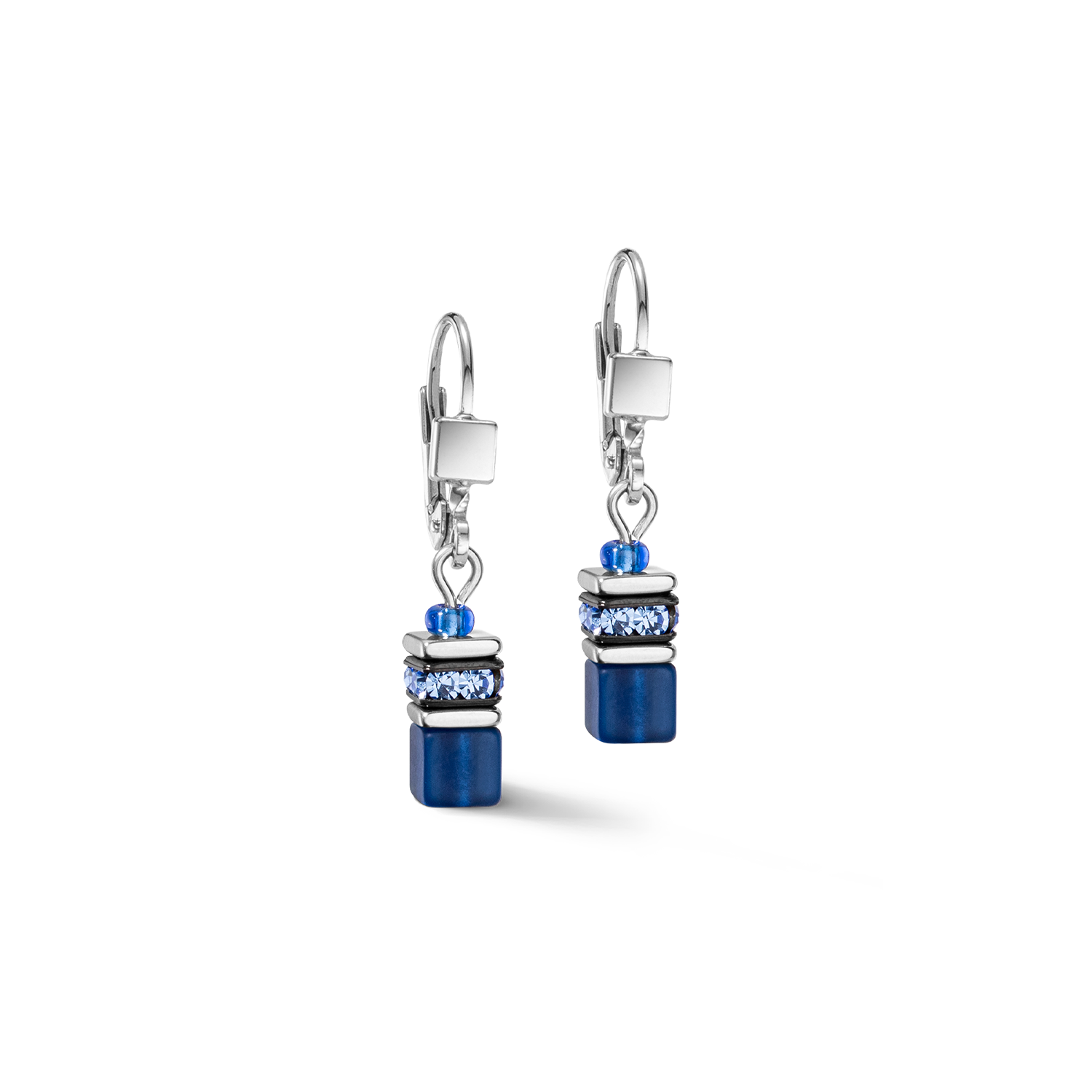 Boucles d'oreilles GeoCUBE® Iconic Lite Bleu