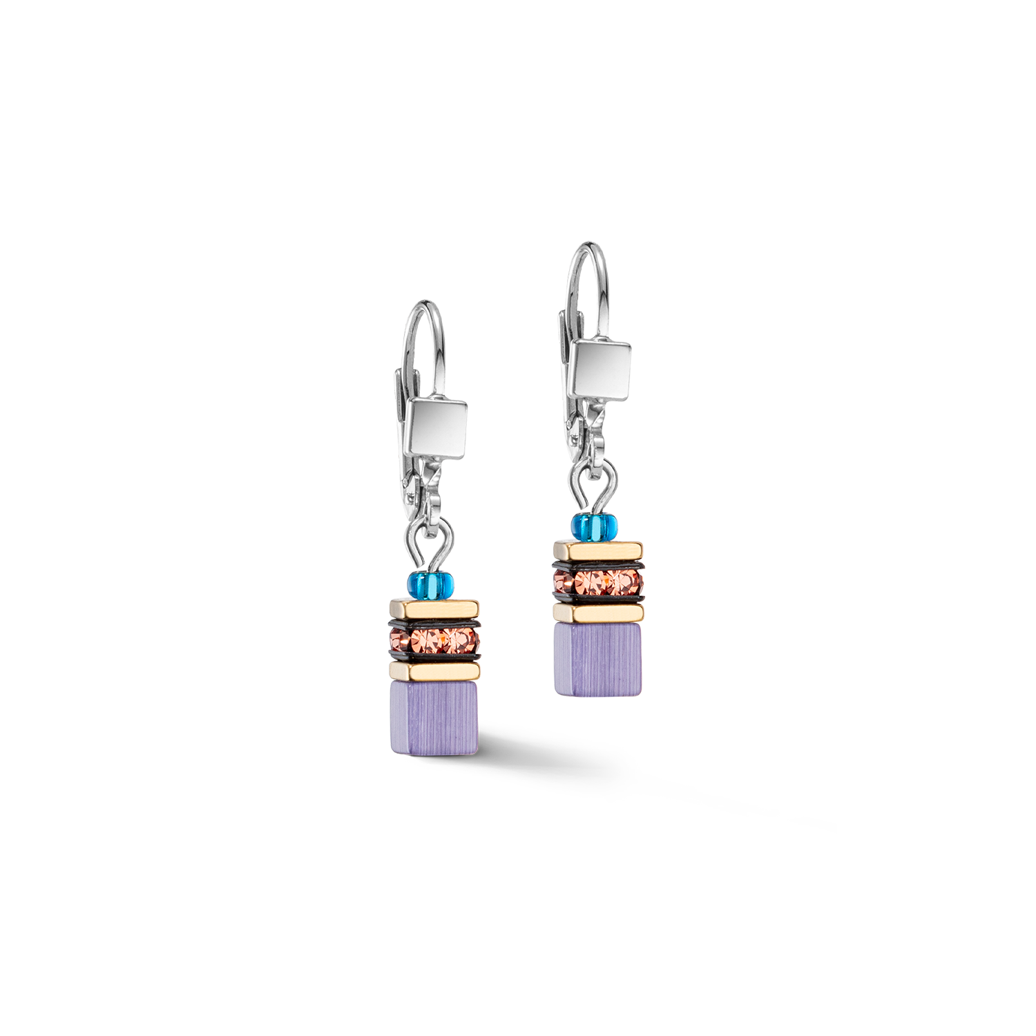 Boucles d'oreilles GeoCUBE® Iconic Lite Rainbow
