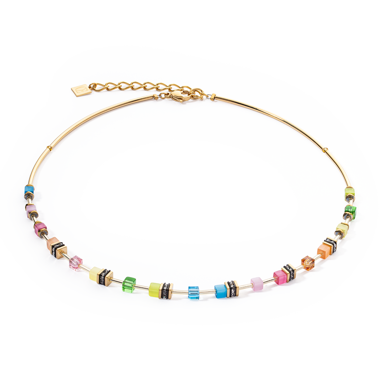 Collier GeoCUBE® Lite Mini Rainbow