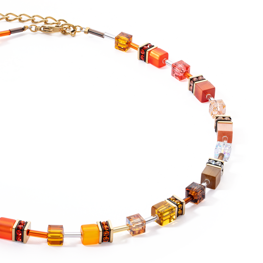 Collier GeoCUBE® Iconic Sunset or