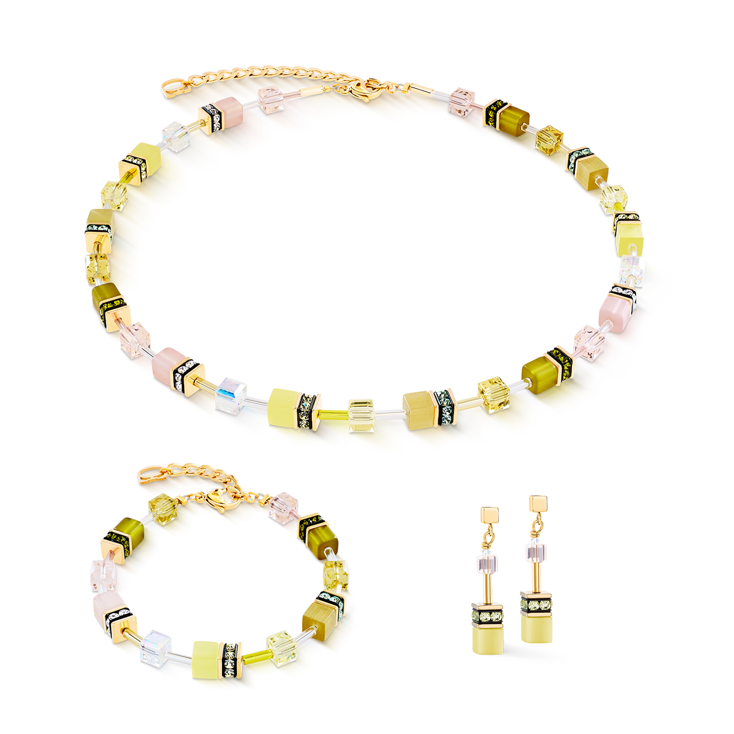 Collier GeoCUBE® Iconic Olive Blossom