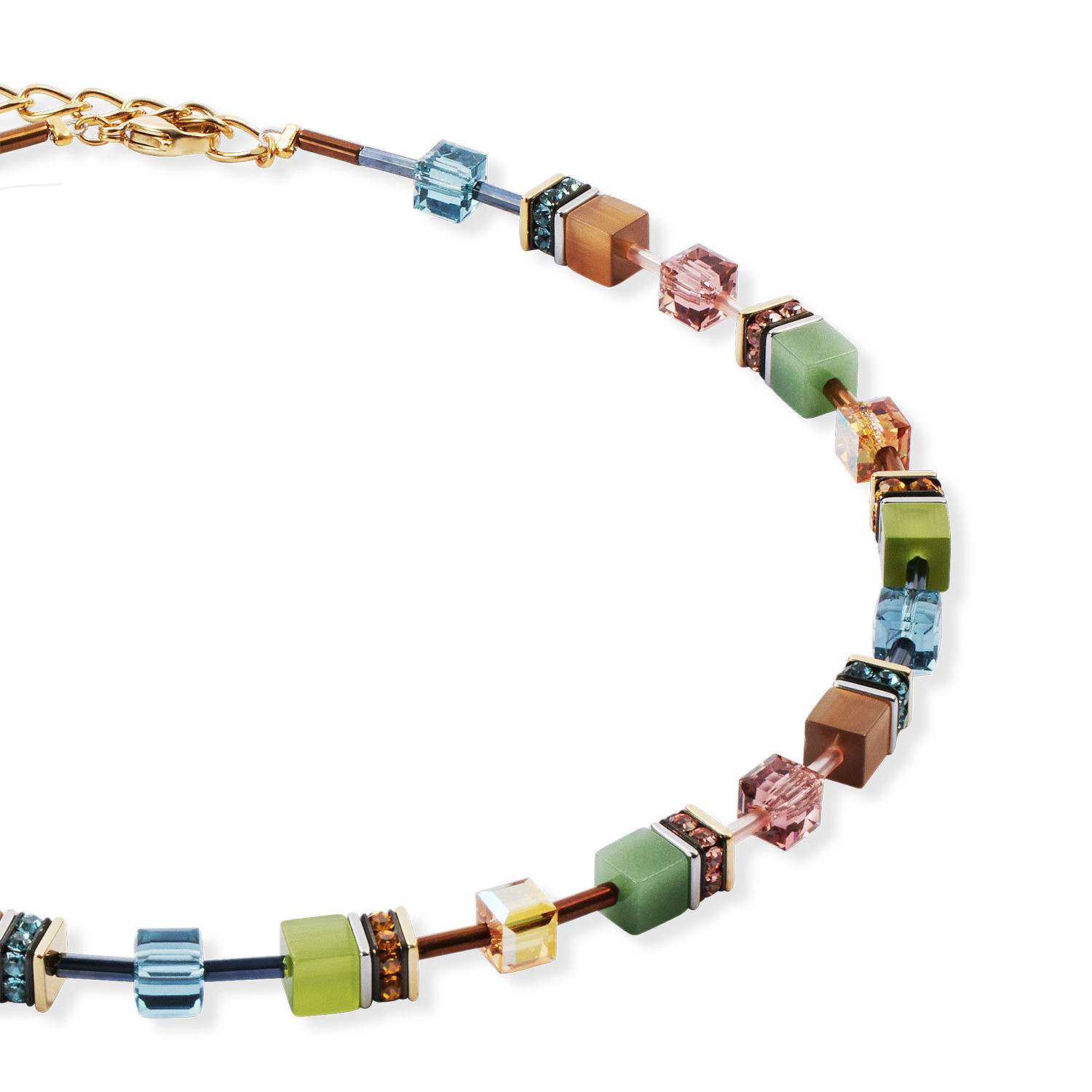 Collier GeoCUBE® Iconic Forest bicolor