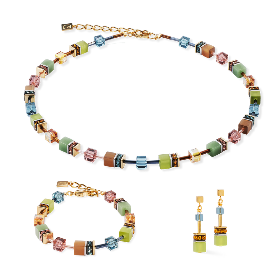 Collier GeoCUBE® Iconic Forest bicolor