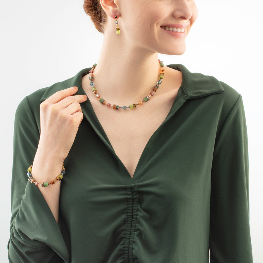 Collier GeoCUBE® Iconic Forest bicolor