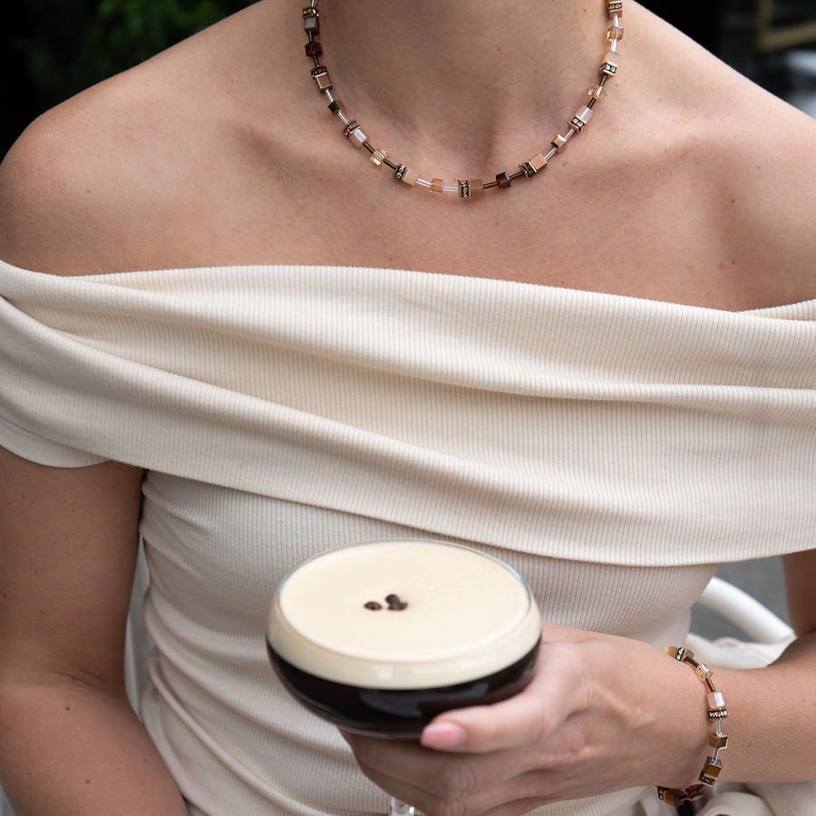 Collier GeoCUBE® Iconic Mocha Mousse