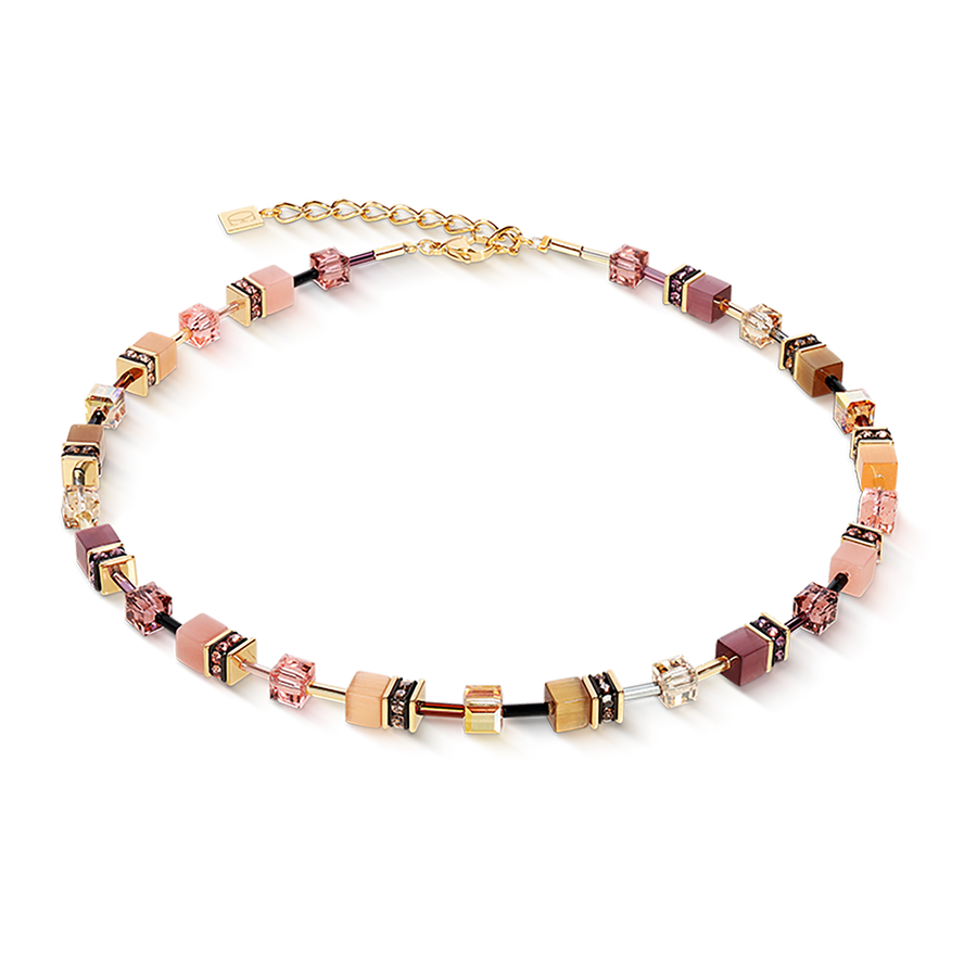 Collier GeoCUBE® Iconic golden Blush