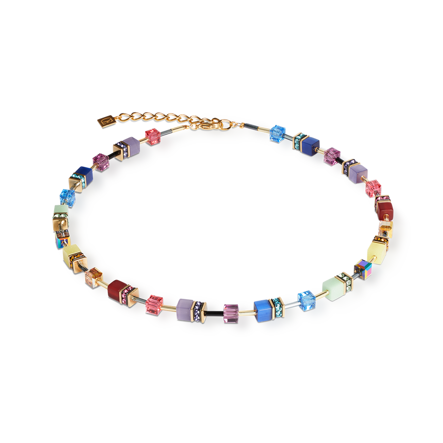 Collier GeoCUBE® Iconic Festive or-multicolore