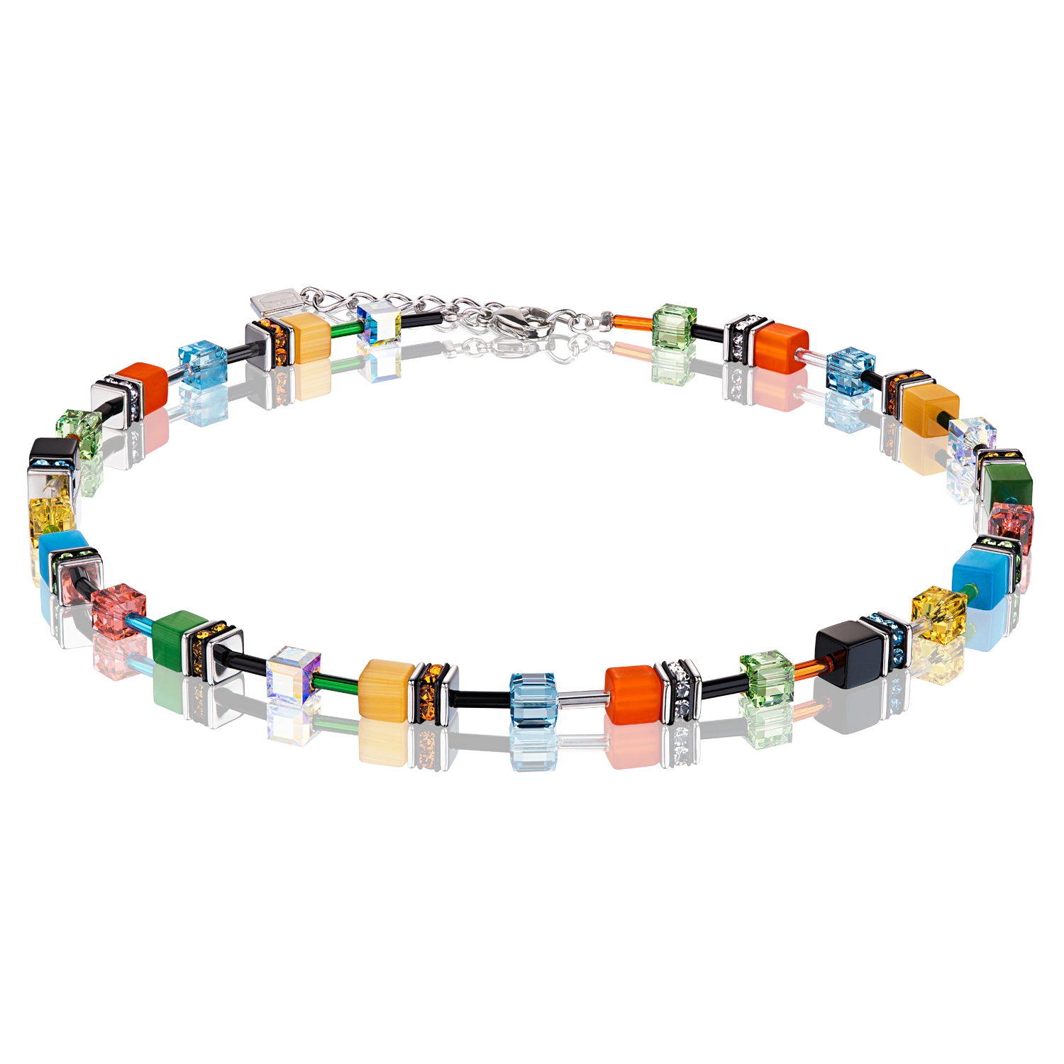 Collier GeoCUBE® multicolore daylight