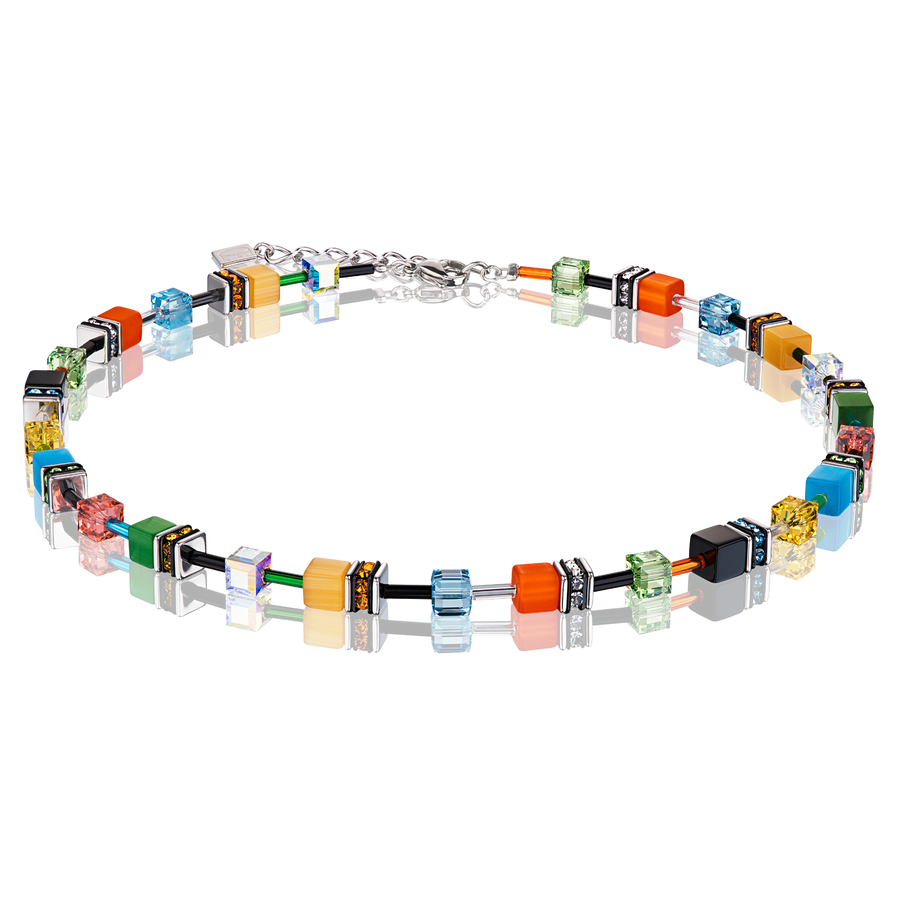 Collier GeoCUBE® multicolore daylight
