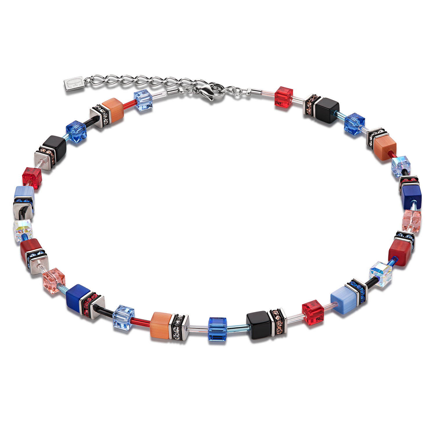Collier GeoCUBE® multicolore motion