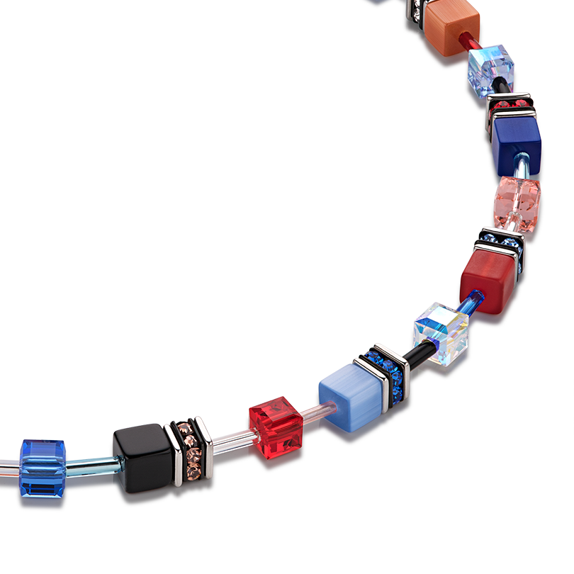 Collier GeoCUBE® multicolore motion