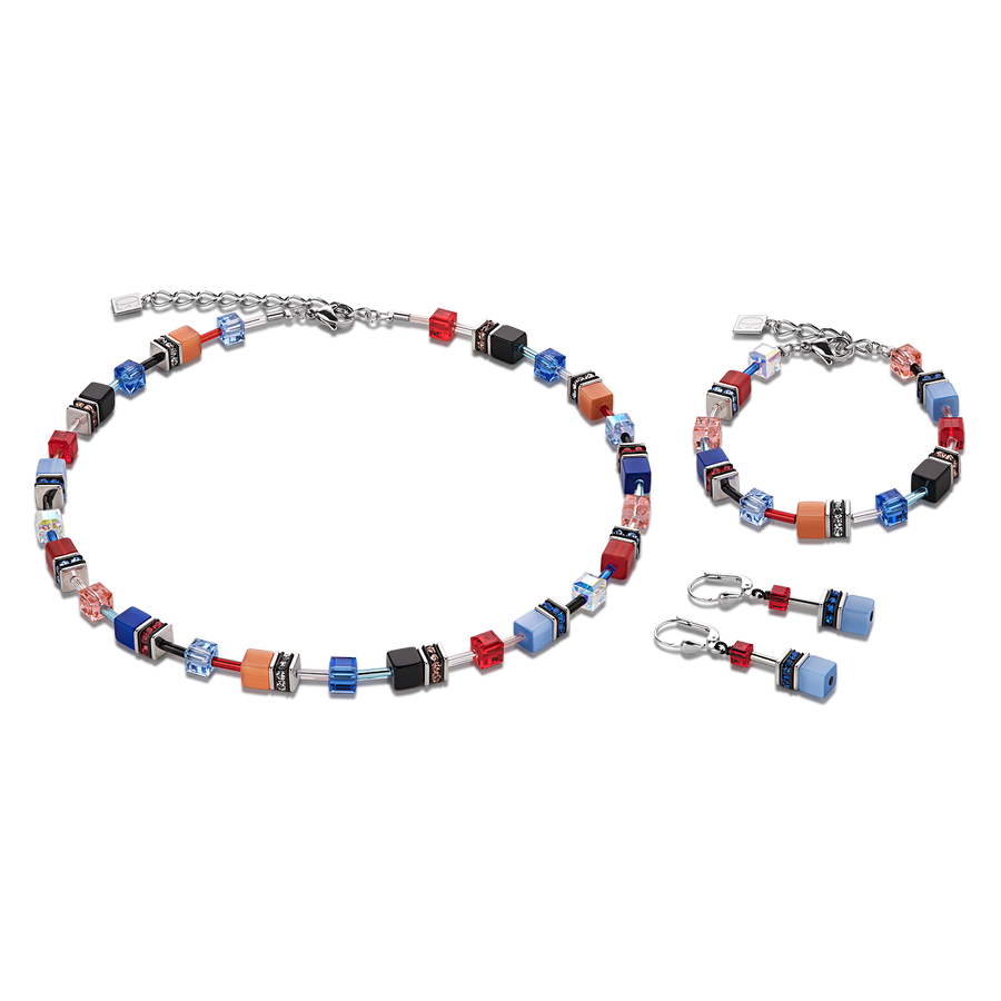 Collier GeoCUBE® multicolore motion
