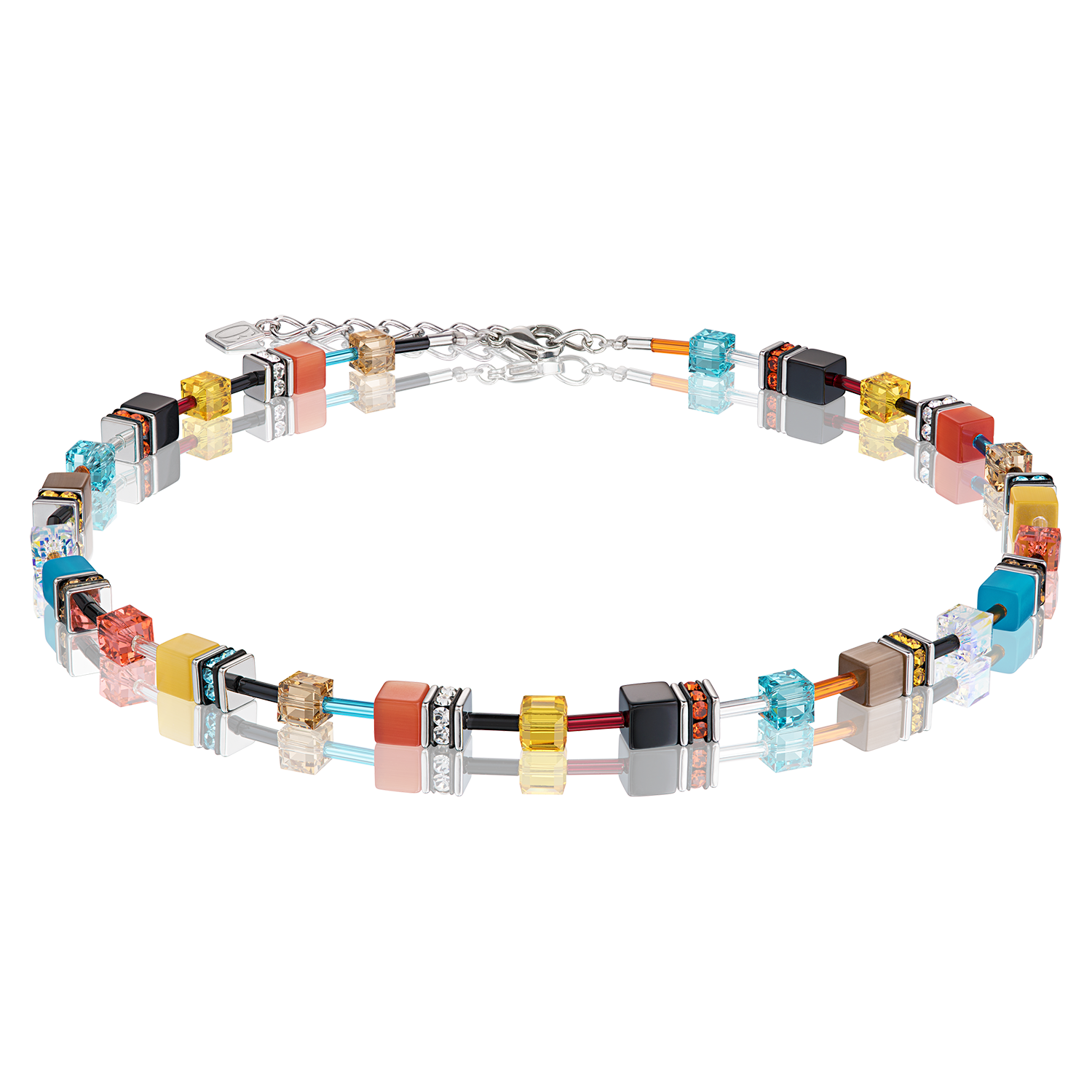 Collier GeoCUBE® multicolore daylight fresh