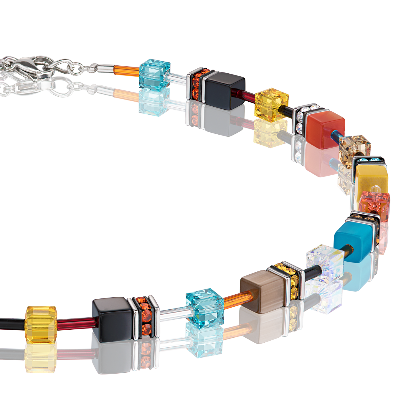 Collier GeoCUBE® multicolore daylight fresh