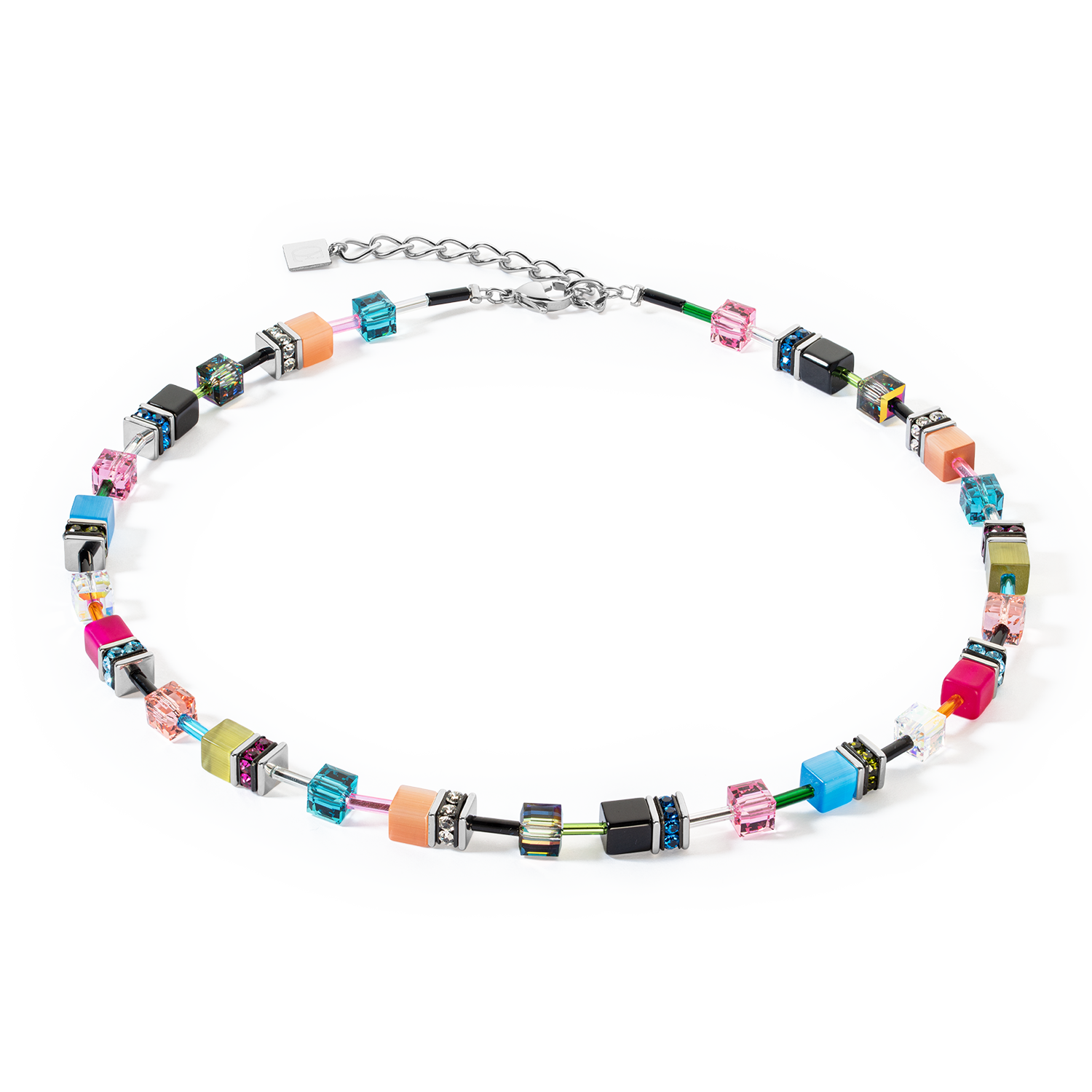 Collier GeoCUBE® Iconic Multicolore Fancy