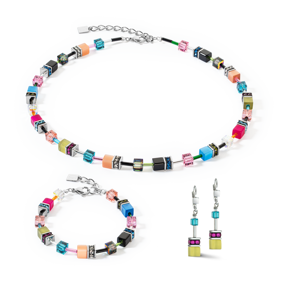Collier GeoCUBE® Iconic Multicolore Fancy