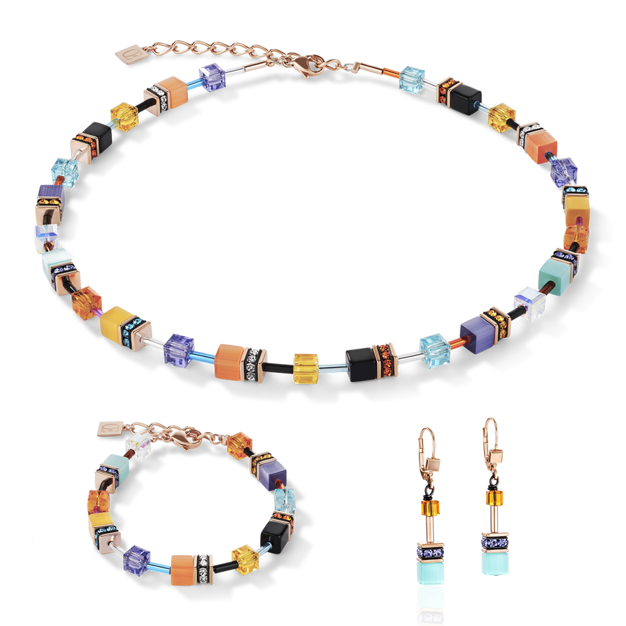 Collier GeoCUBE® multicolore Couture 2