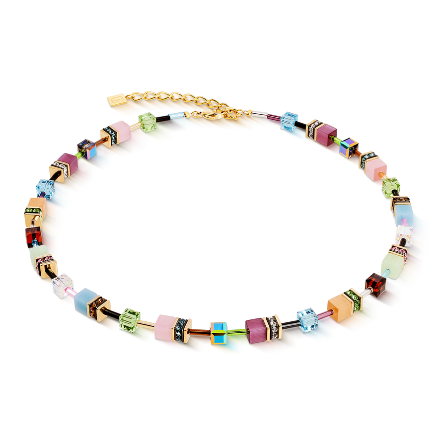 Collier GeoCUBE® Iconic Art Nouveau or