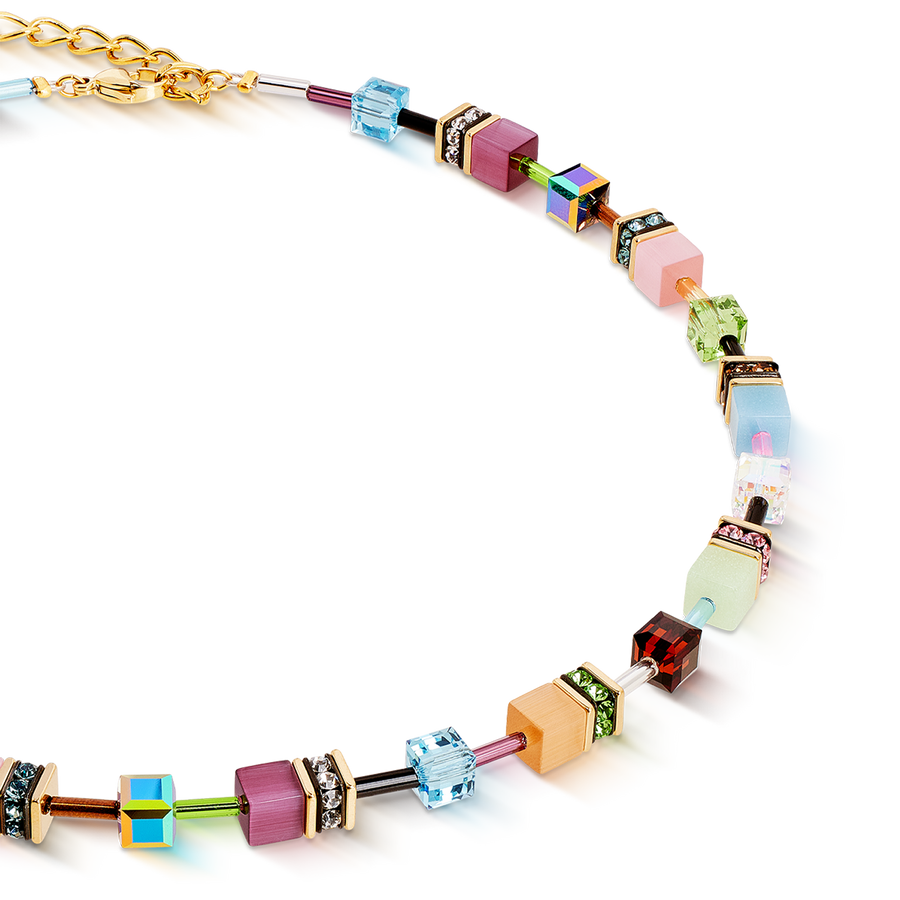 Collier GeoCUBE® Iconic Art Nouveau or