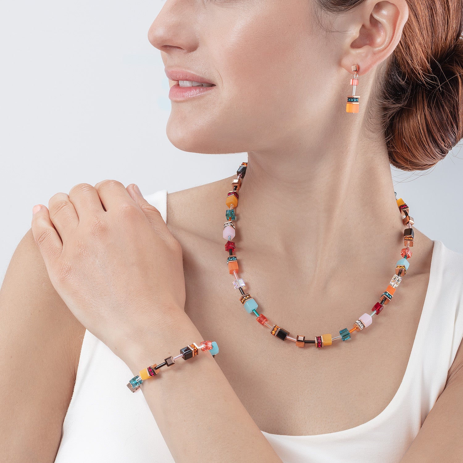 Collier GeoCUBE® Iconic Multicolour Expressive