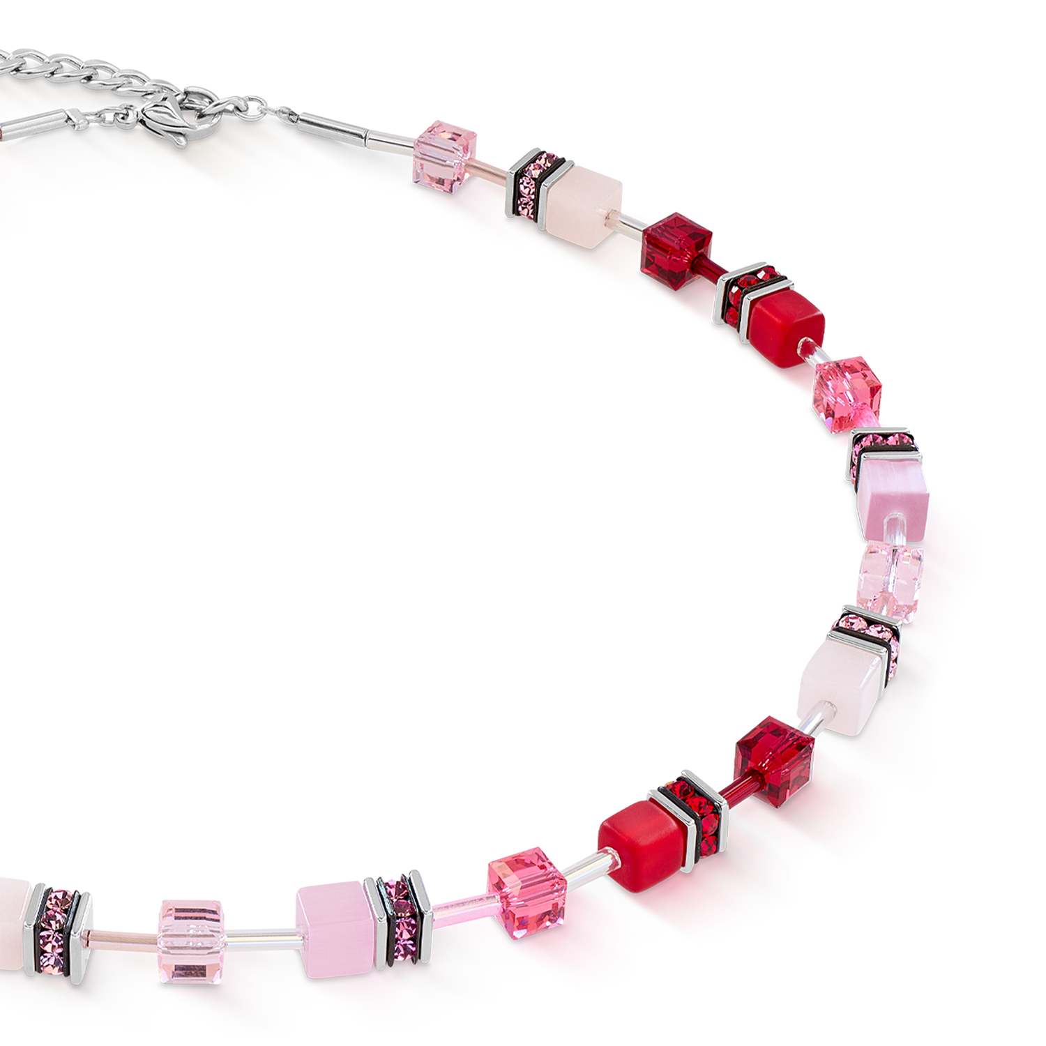 Collier GeoCUBE® Iconic rosé blush