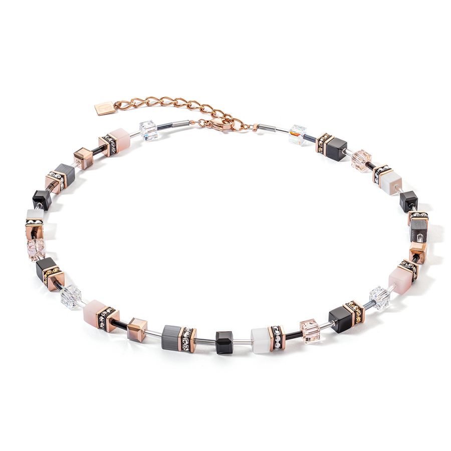 Collier GeoCUBE® Iconic or rose doux