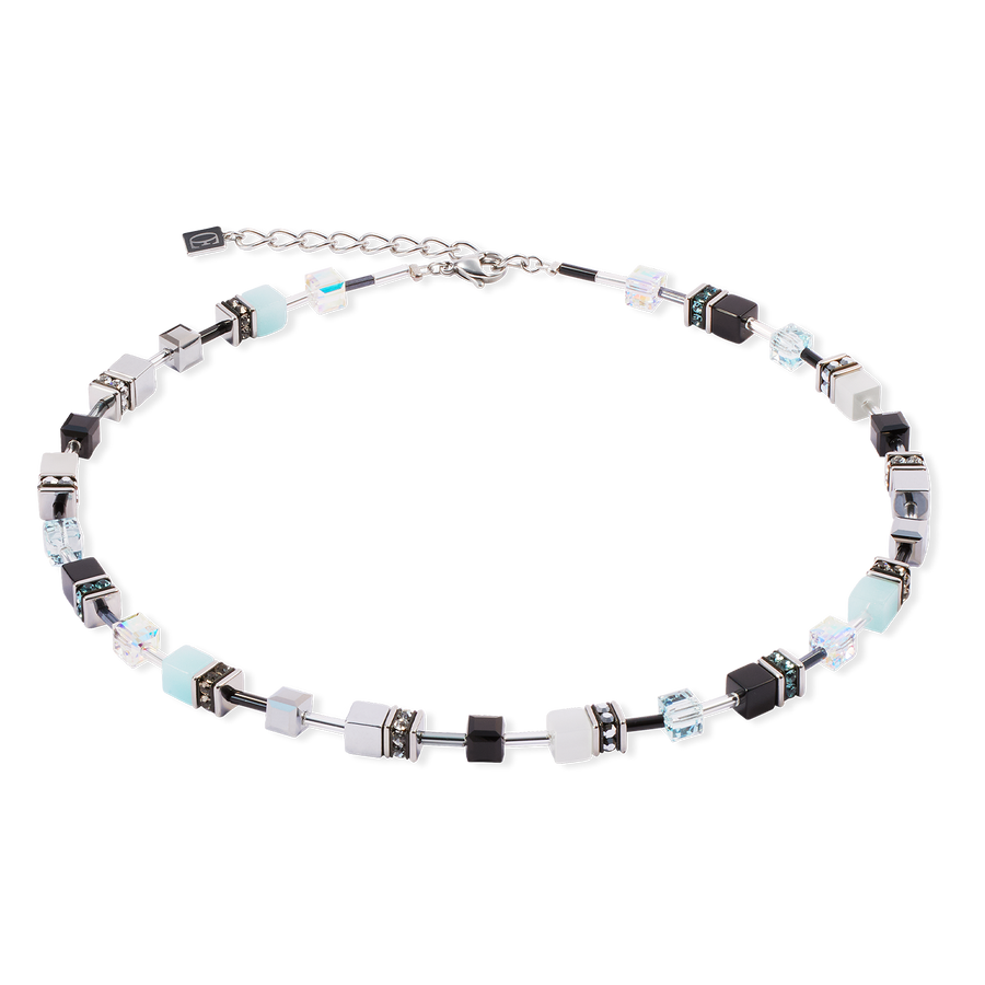 Collier GeoCUBE® Iconic Ice Serenity argent