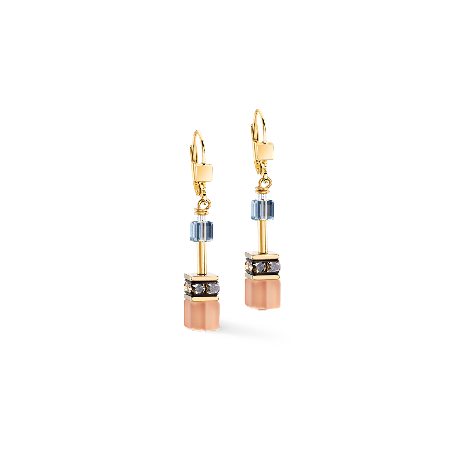 Boucles d'oreilles GeoCUBE® Iconic Earth Mirage or