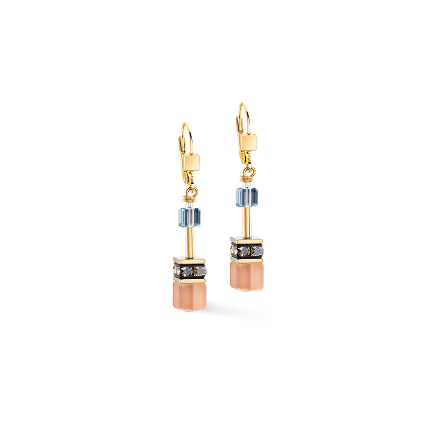 Boucles d'oreilles GeoCUBE® Iconic Earth Mirage or