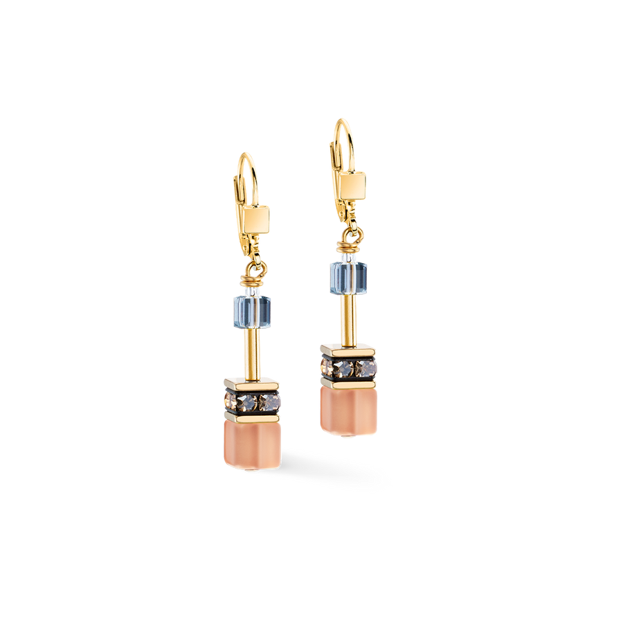 Boucles d'oreilles GeoCUBE® Iconic Earth Mirage or