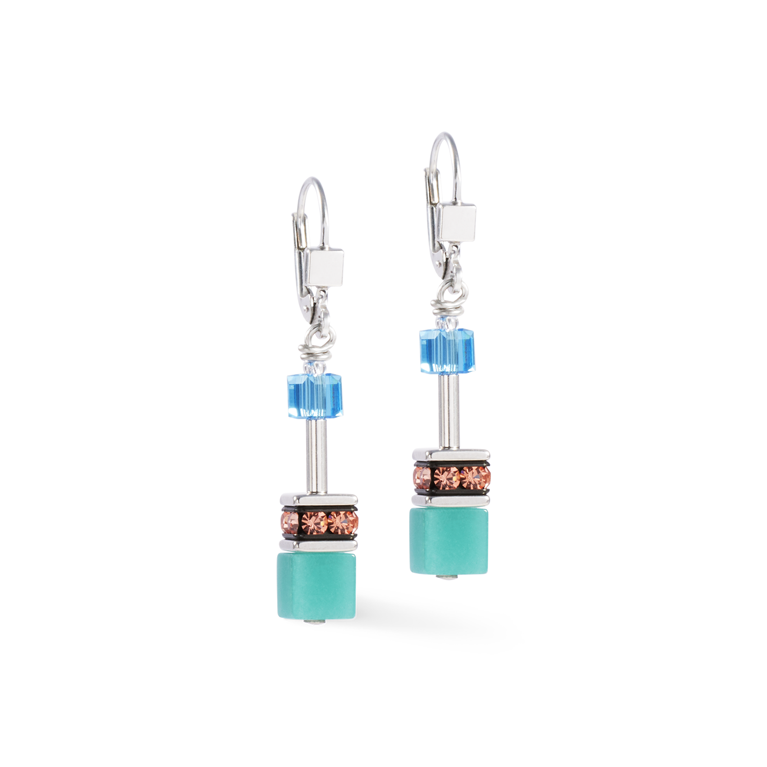 Boucles d'oreilles GeoCUBE® Iconic Magic argent