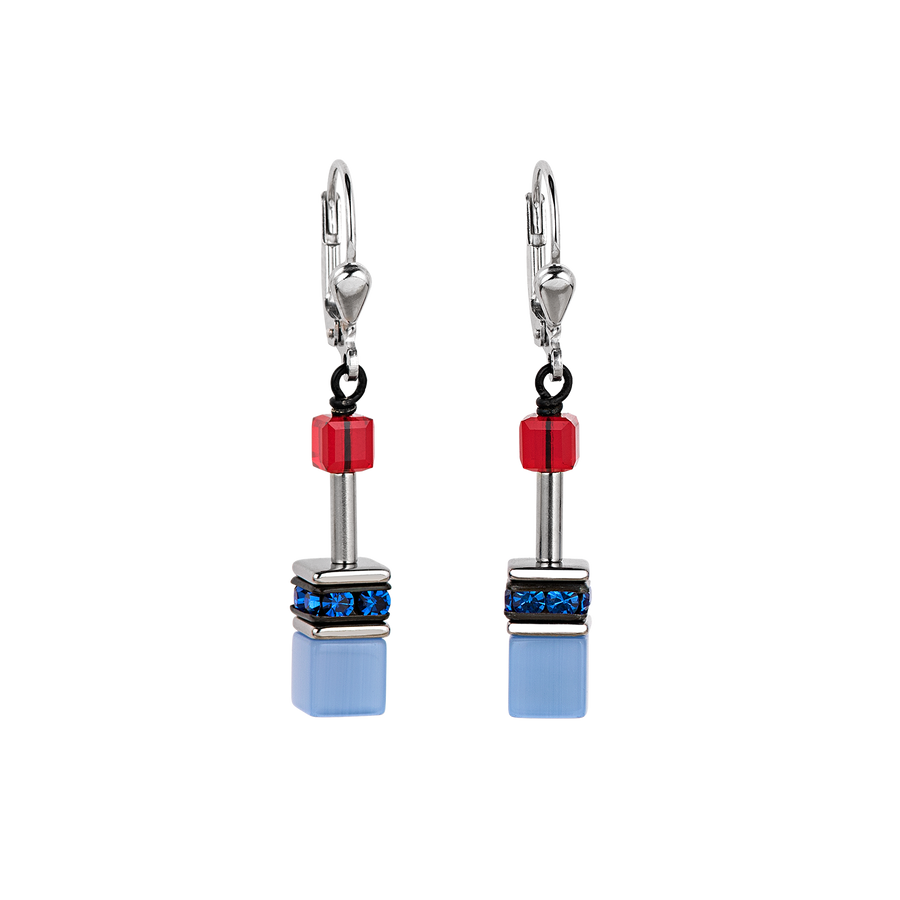 Boucles d'oreille GeoCUBE® multicolore motion