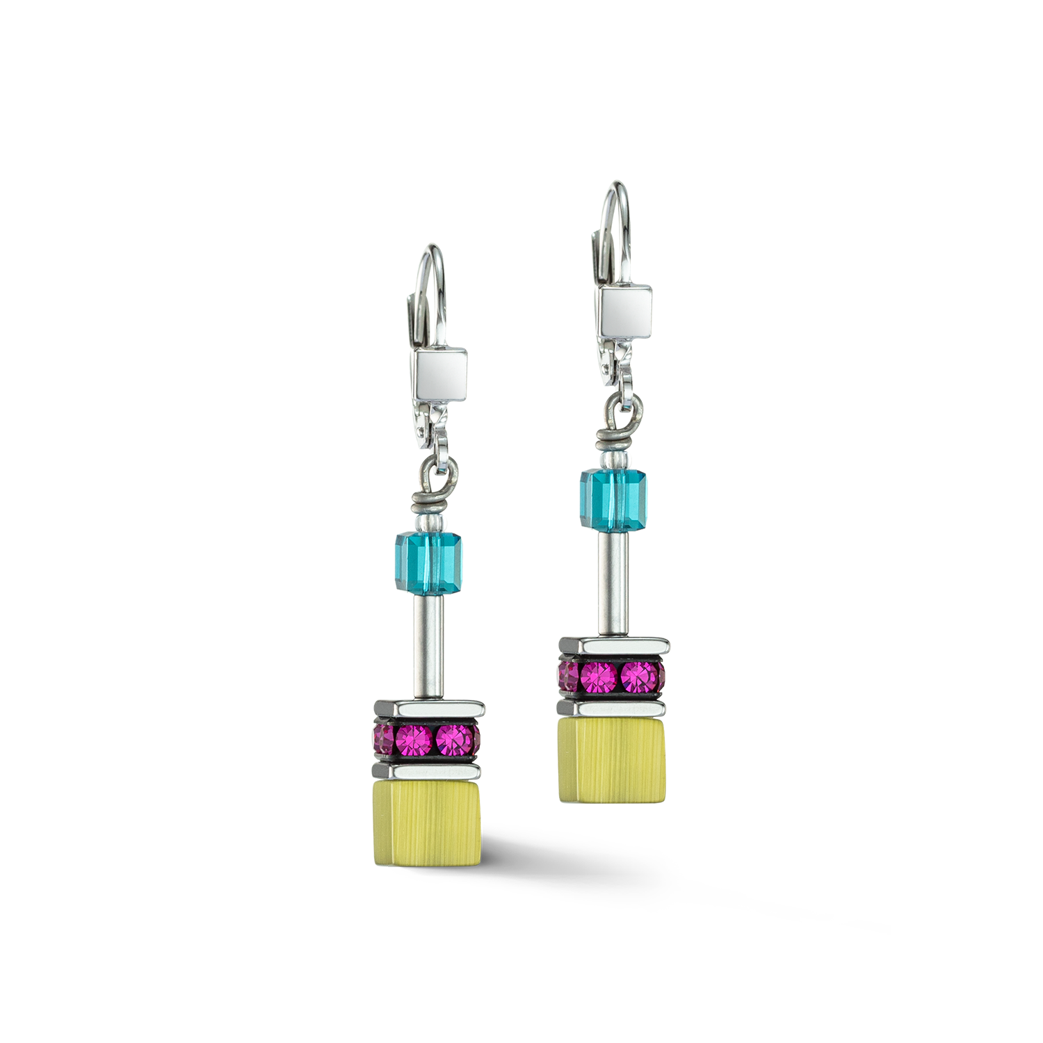 Boucles d'oreilles GeoCUBE® Iconic Multicolore Fancy