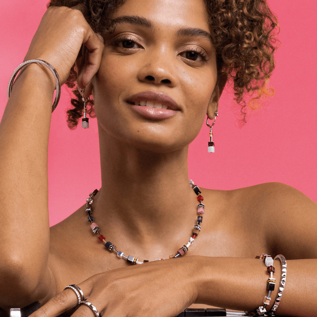 Boucles d'oreilles GeoCUBE® Iconic Love Energy argent