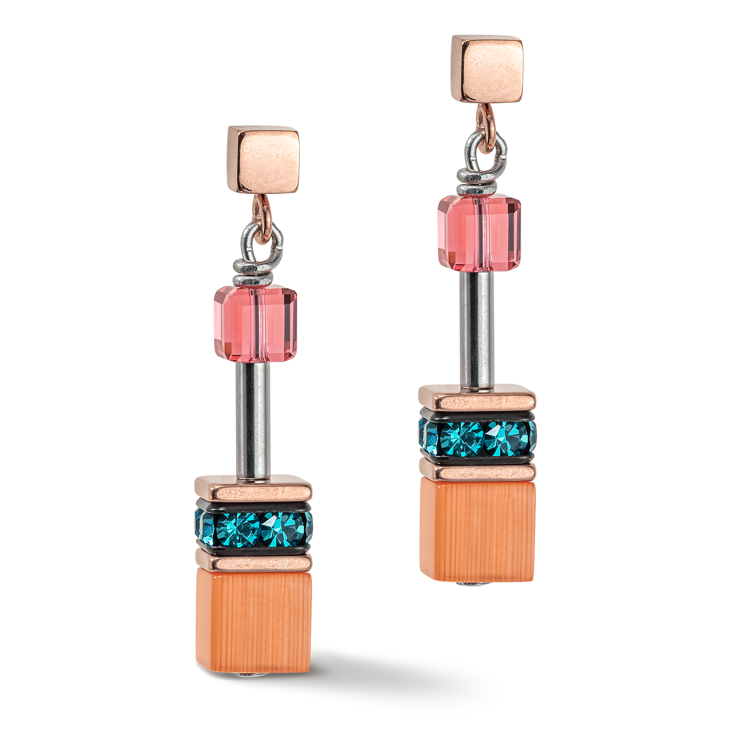 Boucles d'oreille GeoCUBE® Iconic Multicolour Expressive