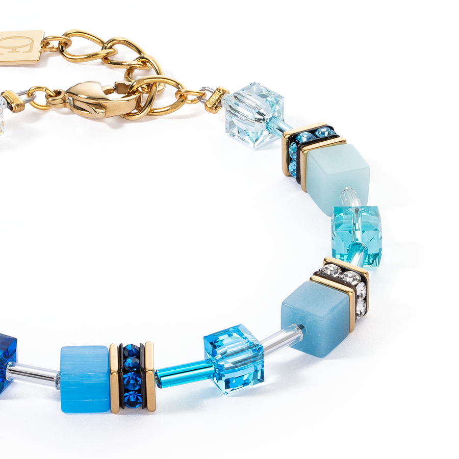 Bracelet GeoCUBE® Iconic turquoise-jaune