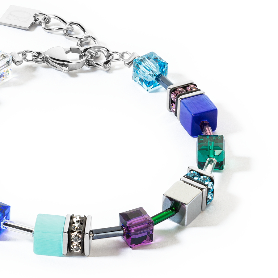 Bracelet GeoCUBE® Iconic turquoise mauve