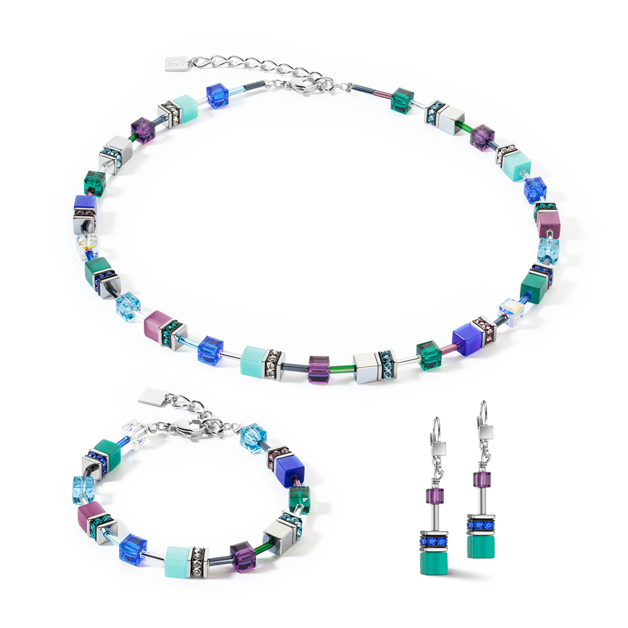 Bracelet GeoCUBE® Iconic turquoise mauve