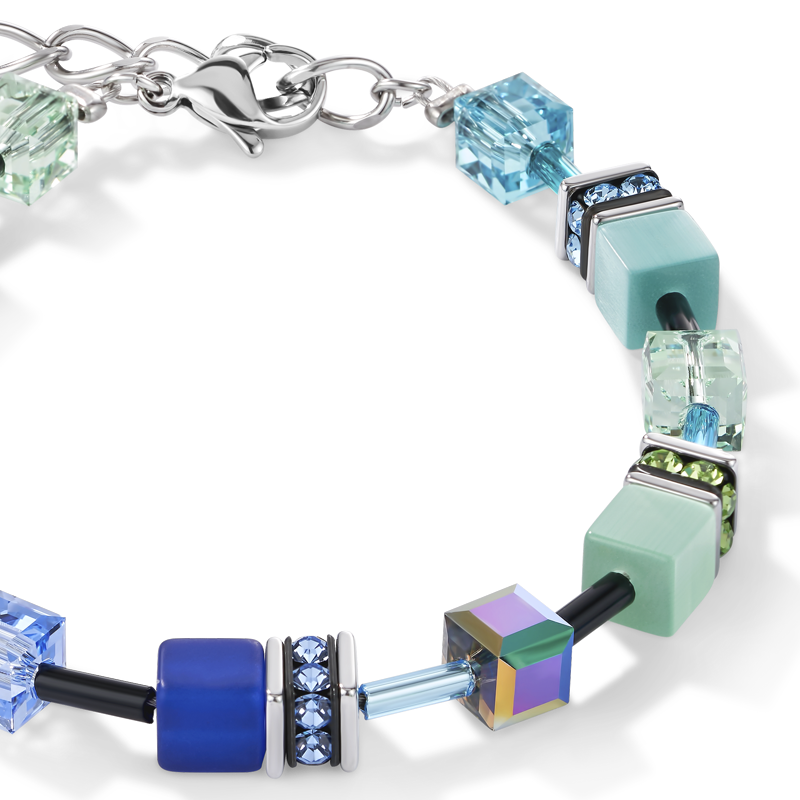Bracelet GeoCUBE® bleu-vert