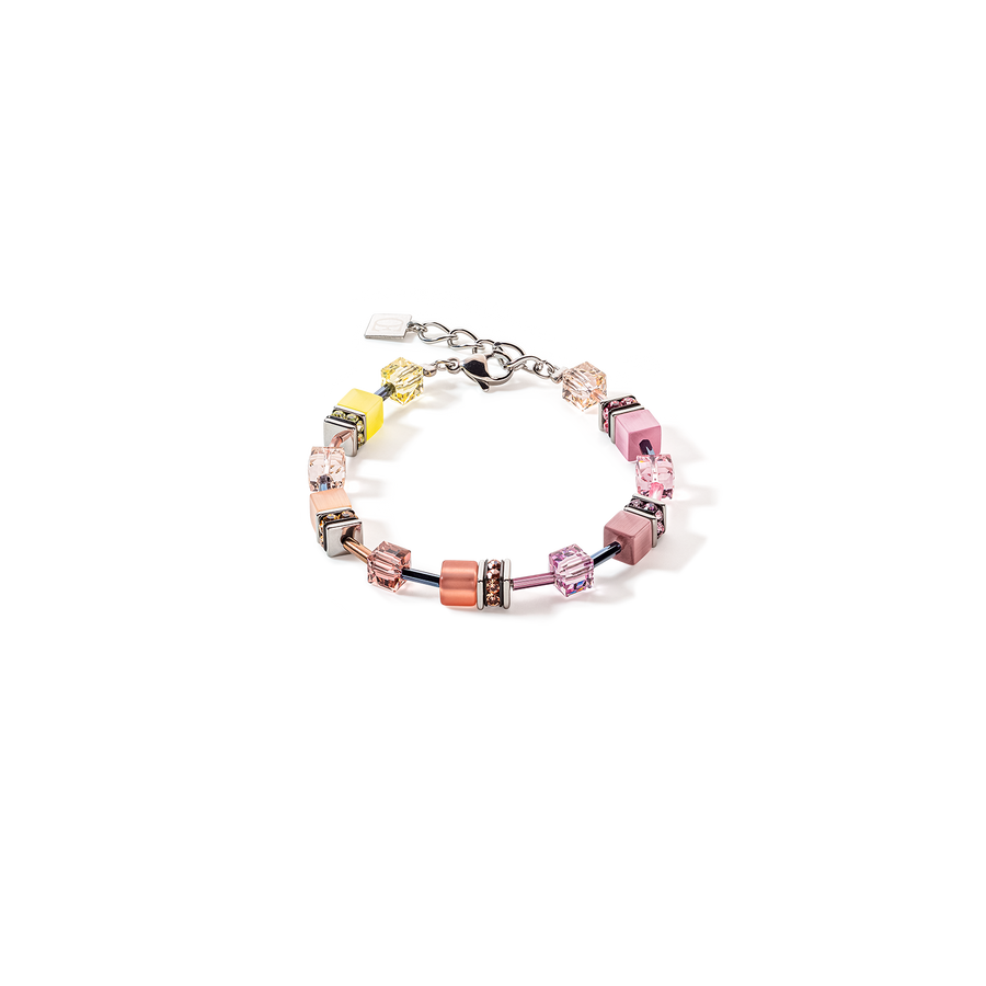 Bracelet GeoCUBE® Iconic Multicolour Vintage lilas-jaune