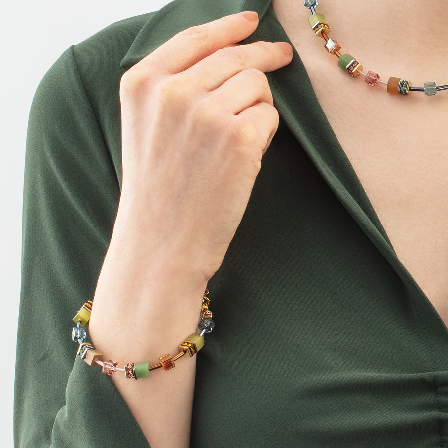 Bracelet GeoCUBE® Iconic Forest bicolor