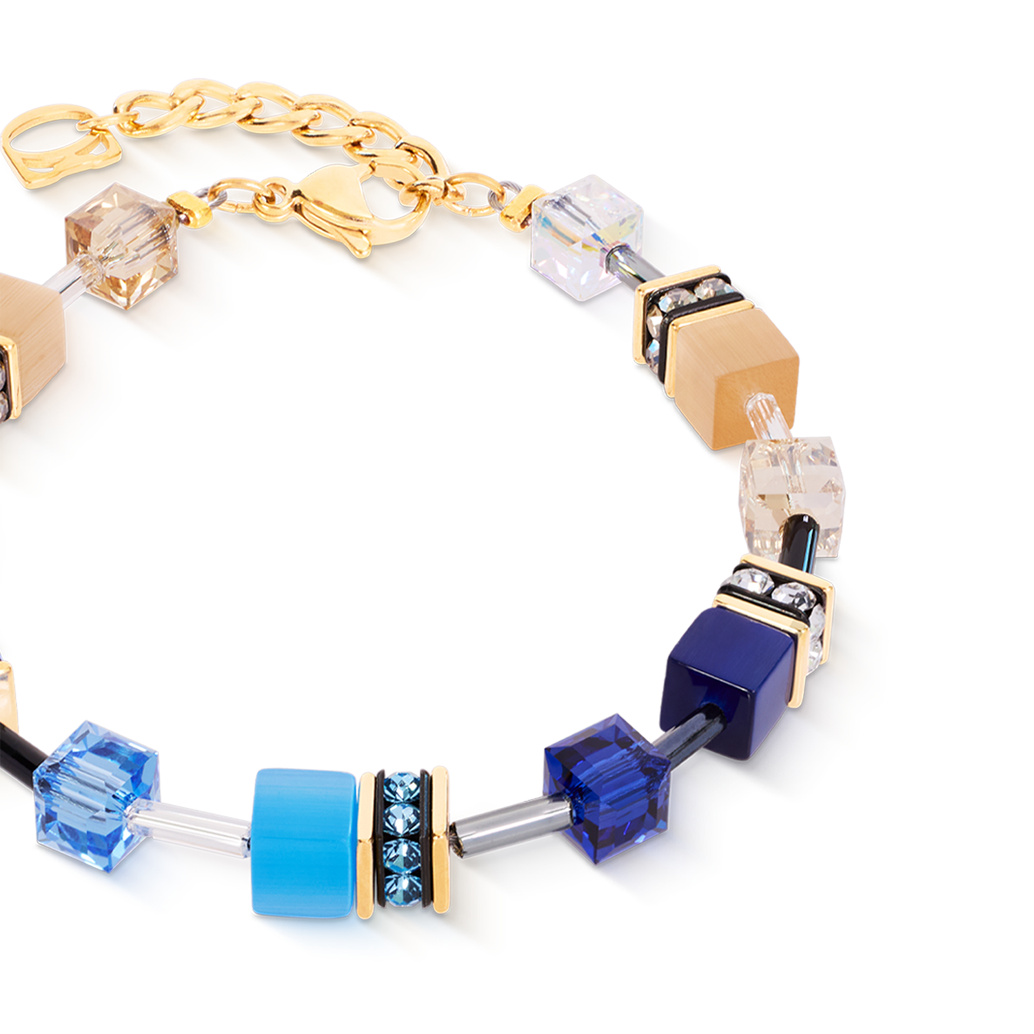 Bracelet GeoCUBE® Iconic Azure Glow or