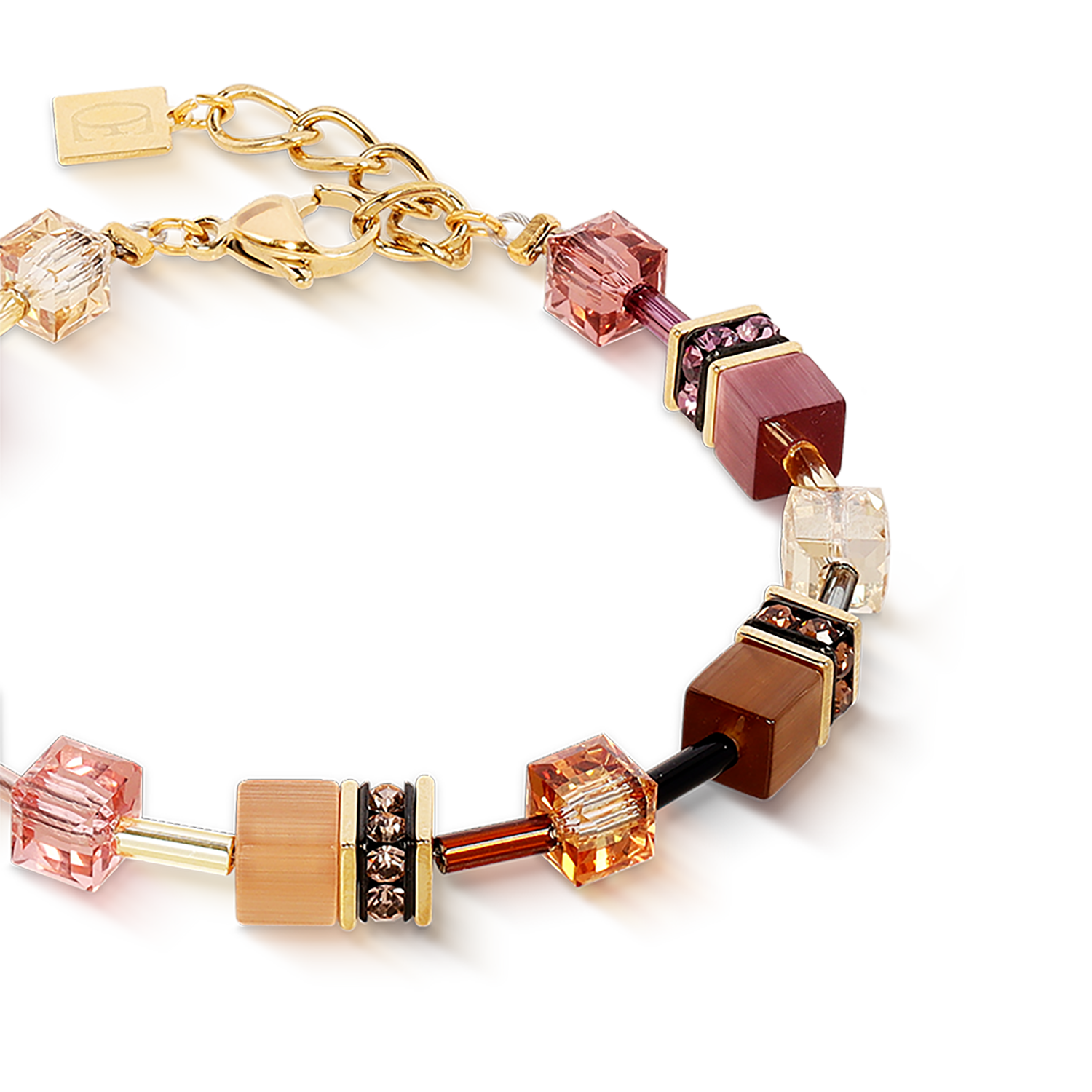 Bracelet GeoCUBE® Iconic golden Blush