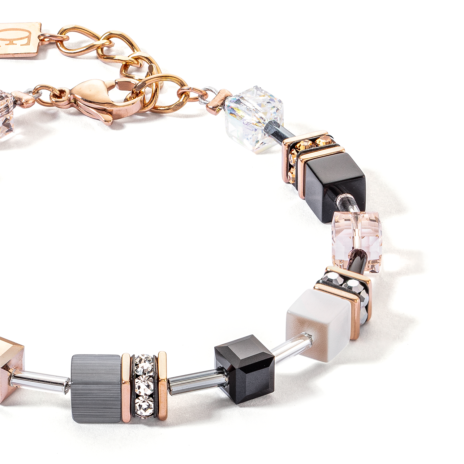 Bracelet GeoCUBE® Iconic or rose doux