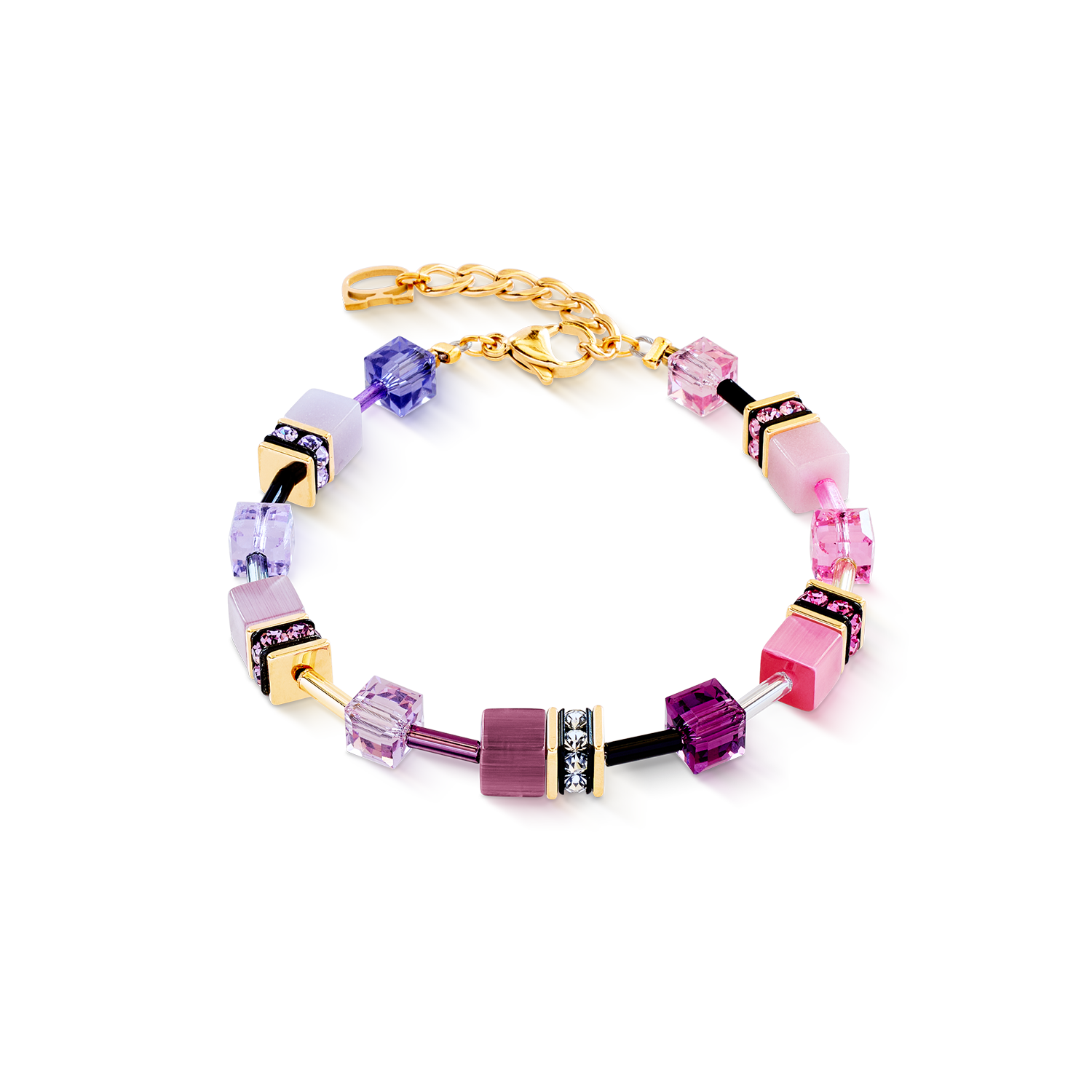 Bracelet GeoCUBE® Iconic rose lilas